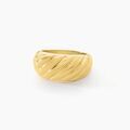 Histoire d'Or Bague Nemee Acier Jaune