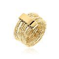 Histoire d'Or Bague Dion Acier Jaune