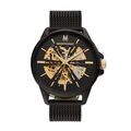 Montres sur Grenoble : Montre Montignac Round Automatique Noir