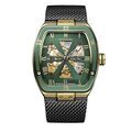 Montres sur Grenoble : Montre Montignac Tonneau Automatique Vert