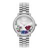 Montre Olivia Burton Vintage Floral Argent&eacute;