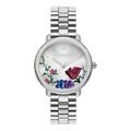 Montres sur Grenoble : Montre Olivia Burton Vintage Floral Argent&eacute;
