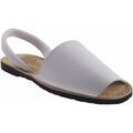 Chaussures Duendy Sandale blanche pour femme 9350