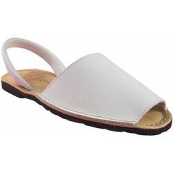Chaussures Duendy Sandale pour homme 9350, blanche