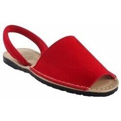Chaussures Duendy Sandale rouge pour femme 9350