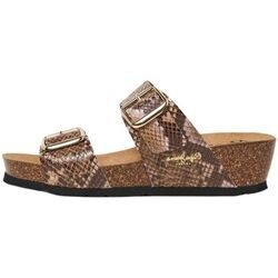 Chaussures escarpins Pepe jeans Sandales compensees Ref 62818 848 Marron