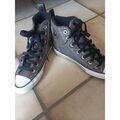 Baskets montantes Converse Converse montante,dessus cuir et tige en tissu