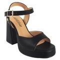 Chaussures Isteria Sandale noire pour femme 24048