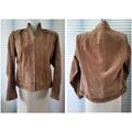 Veste Tex Blouson marron en cro&ucirc;te de cuir Tex taille 44 excellent &eacute;tat Marron