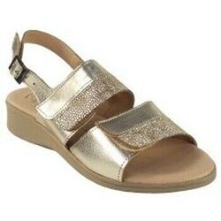 Chaussures Duendy Dame aux pieds d&eacute;licats 586 platine Argent&eacute;