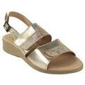 Chaussures Duendy Dame aux pieds d&eacute;licats 586 platine Argent&eacute;