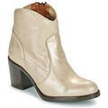 Bottes femme sur Grenoble : Bottines YOKONO ORNE-005-LAGUNA-PLATINO Dor&eacute;