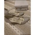 Chaussures escarpins Julia Escarpins cr&egrave;me paillet&eacute;s Beige
