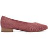 Ballerines Jana SAL�N 22172 RAFIA ELASTICA ROSE Rose