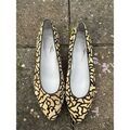 Chaussures d&eacute;contract&eacute;es femme sur Grenoble : Ballerines Alba Moda Ballerines noir et beige neuves