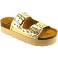 Mules femme sur Grenoble : Mules I Am 6497 Dor&eacute;