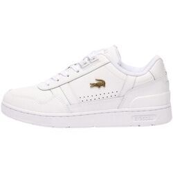 Baskets basses Lacoste Baskets Femme Ref 63171 216 Blanc Or