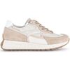 Baskets Gabor Sneakers en textile &agrave; talon plat Beige