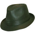 Chapeau Chapeau-Tendance Chapeau trilby fa&ccedil;on cuir MAX T55