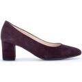 Chaussures escarpins Gabor Escarpins en su&egrave;de &agrave; talon bloc recouvert Bordeaux Grenoble