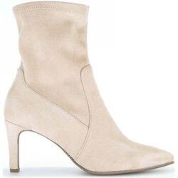 Bottines Gabor Bottines en textile &agrave; talon d&eacute;croch&eacute; Beige