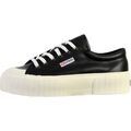 Baskets femme sur Grenoble : Baskets basses Superga Basket &agrave; Lacet Stripe Webbing Noir