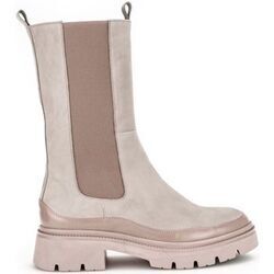 Bottines Gabor Bottes en su&egrave;de &agrave; talon d&eacute;croch&eacute; Beige