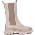 Bottines Gabor Bottes en su&egrave;de &agrave; talon d&eacute;croch&eacute; Beige