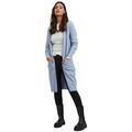 Manteau Vila Cardigan Malha Ril Long - Manor/Melange