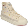 Baskets femme sur Grenoble : Baskets montantes Levis SQUARE HIGH S Beige