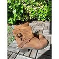 Bottes femme sur Grenoble : Bottines Sweet Lemon Boots style motarde cognac