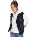 Gilets sur Grenoble : Gilet Daytona Blouson en cuir sans manche femme Ref 58231 Noir