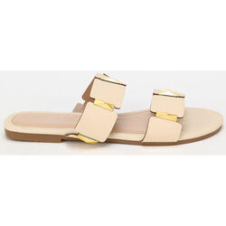 Tongs La Modeuse Tongs, mules pour femme - Beige -