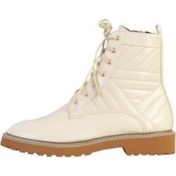 Boots The Divine Factory Boot &agrave; Lacets Beige