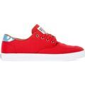 Skate & rollers sur Grenoble : Chaussures de Skate Lakai BELMONT red canvas collab quiet life