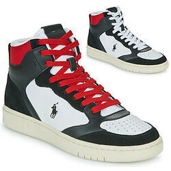 Baskets montantes Polo Ralph Lauren POLO CRT HGH-SNEAKERS-HIGH TOP LACE