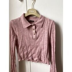 Polo Zara Haut style polo rose