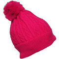 Bonnets sur Grenoble : Bonnet Chapeau-Tendance Bonnet doux &agrave; pompon DEVA Violet