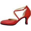 Chaussures &agrave; talons femme sur Grenoble : Chaussures escarpins Osvaldo Pericoli Femme Chaussures de Danse, Cuir et Glitter Tissu-820RO