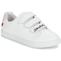 Baskets basses Bons baisers de Paname EDITH AMOUR BLANC NOIR