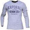 T-shirt enfant Kaporal t shirt gar&ccedil;on gurby gris Gris