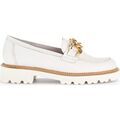 Mocassins Gabor Mocassins en cuir lisse &agrave; talon d&eacute;croch&eacute; Beige