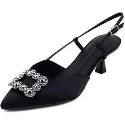 Chaussures escarpins Tamaris Femme Chaussures, Escarpin Bijoux, Tissu Satin&eacute;-29602 Noir
