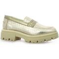 Mocassins Reqin's Mocassins cuir lamin&eacute; champagne Beige