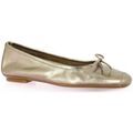 Ballerines Reqin's Ballerines cuir lamin&eacute; champagne Beige