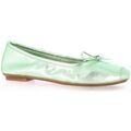 Ballerines Reqin's Ballerines cuir lamin&eacute; Vert Grenoble