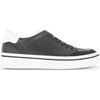 Baskets Gabor Sneakers en cuir &agrave; talon plat Noir