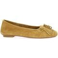 Ballerines Reqin's Ballerines cuir velours havane