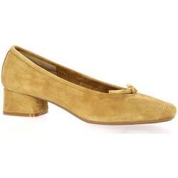 Ballerines Reqin's Ballerines cuir velours havane