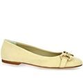 Ballerines Pao Ballerines cuir velours ecru